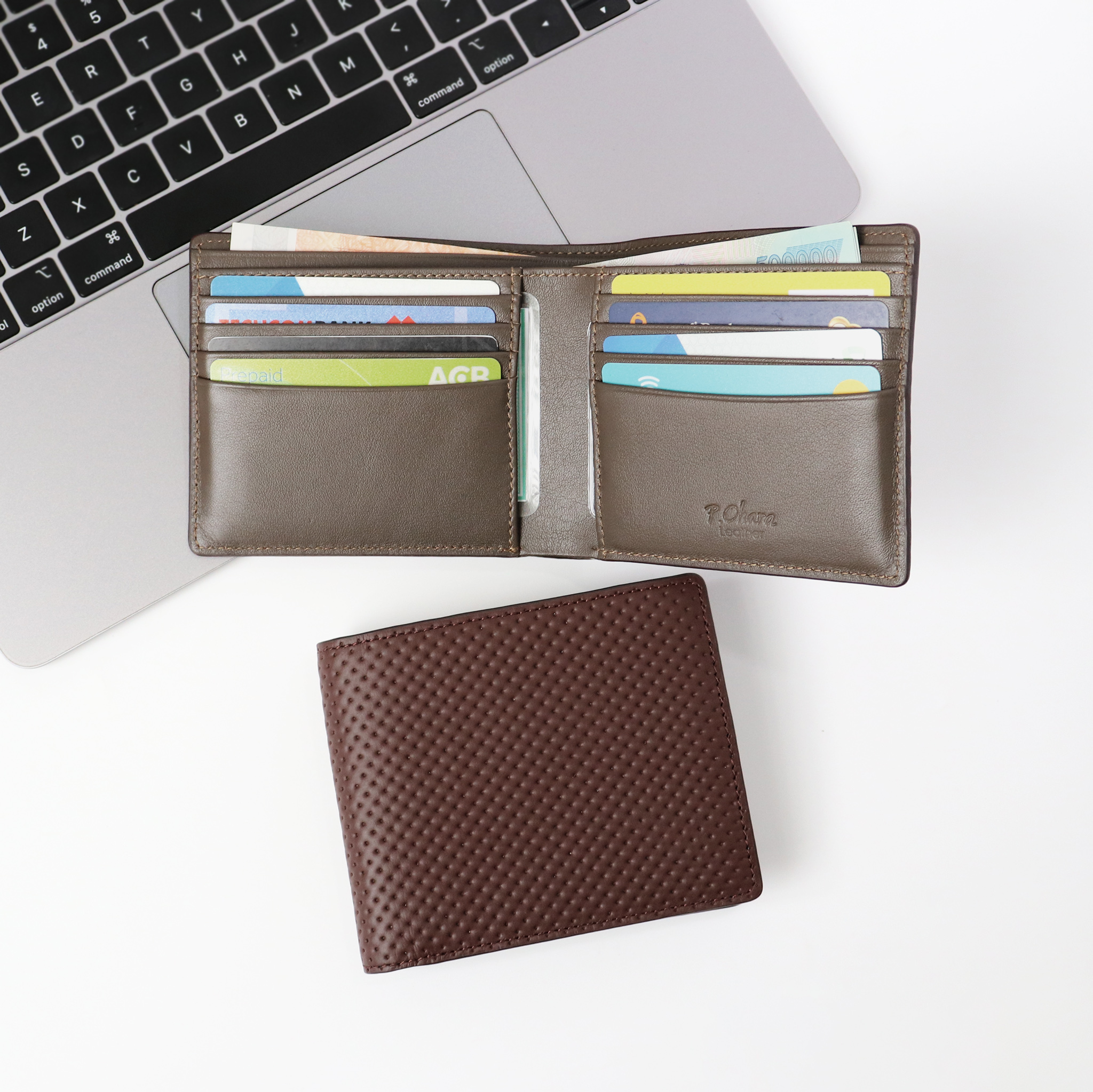 Men's leather wallet-soft imported cowhide