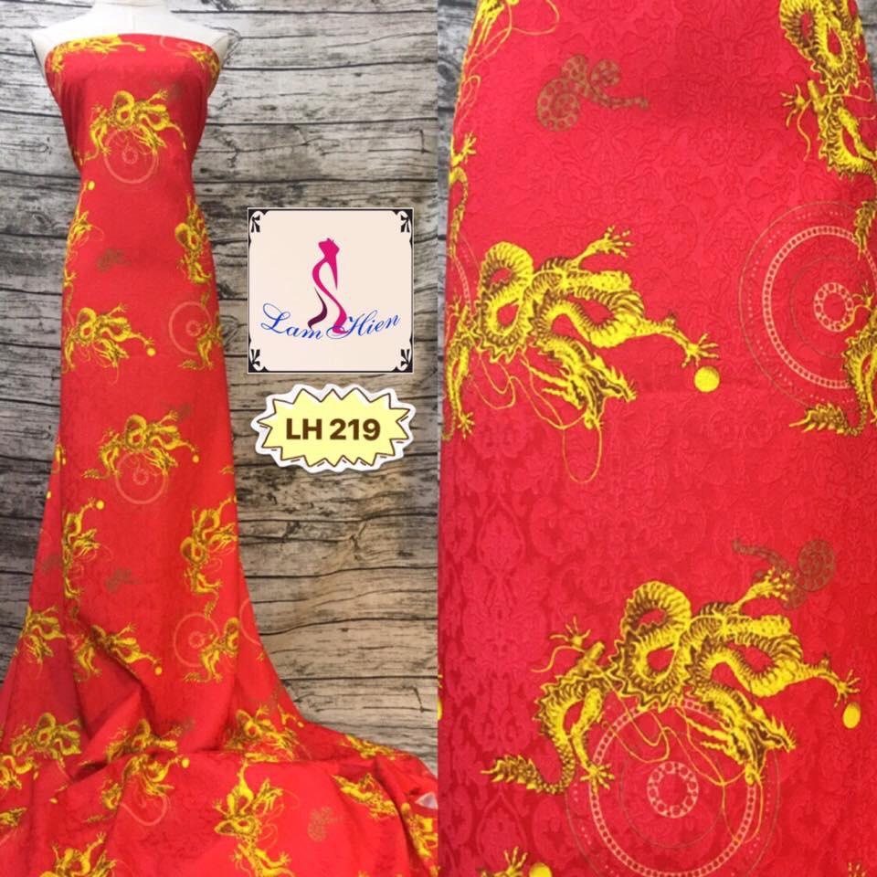 Vải gấm may áo dài tết, may đầm (199k/áo 2 mét)