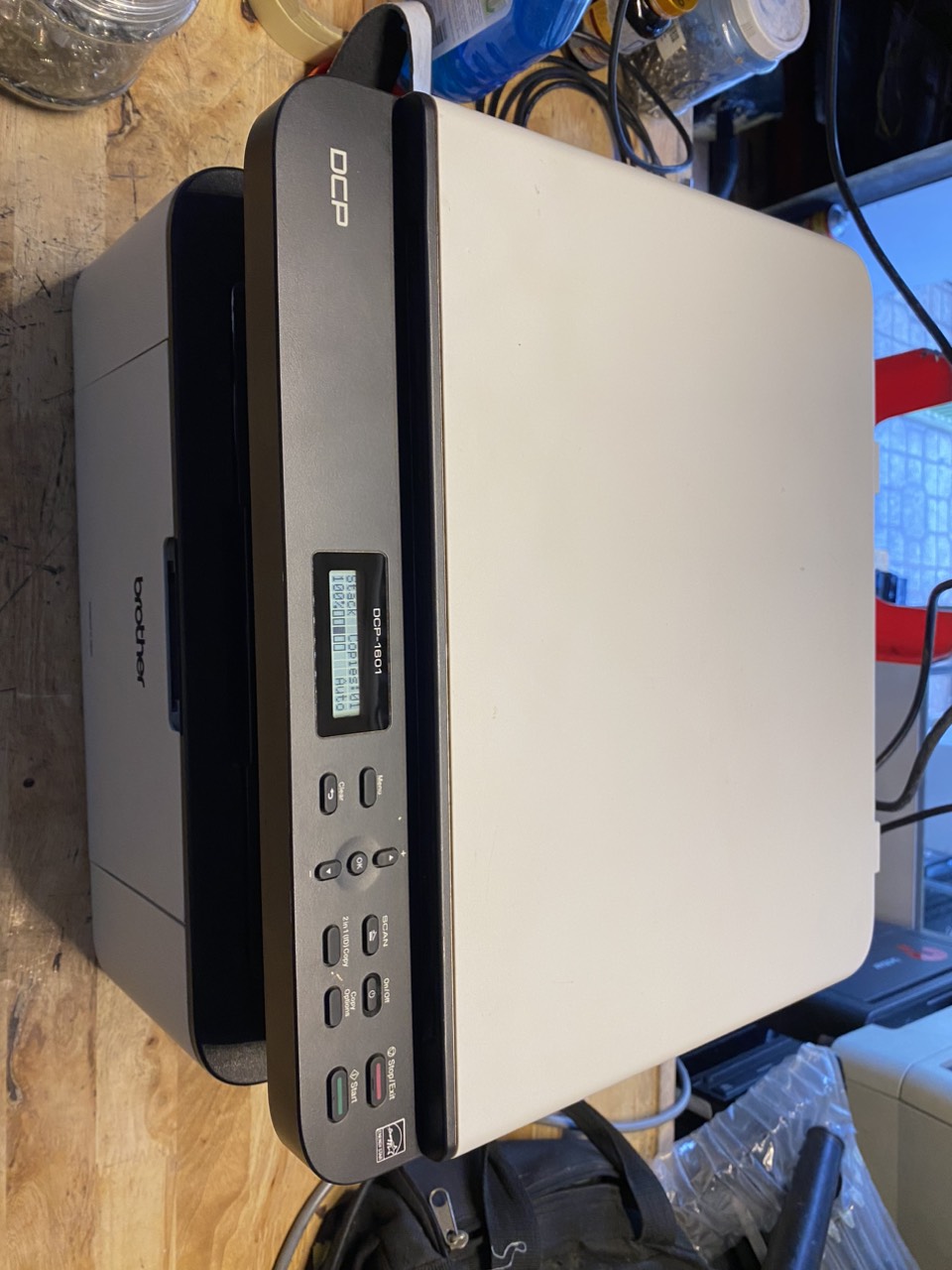 Máy in Brother DCP 1601 dọn lại rất đẹp