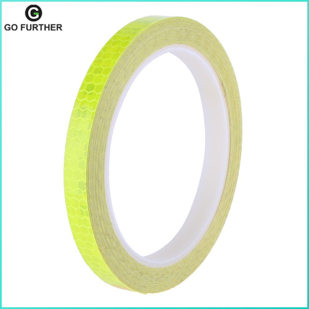 Đề can dán phản quang xe đạp leo núi an toàn huỳnh quang chống nước 800cm