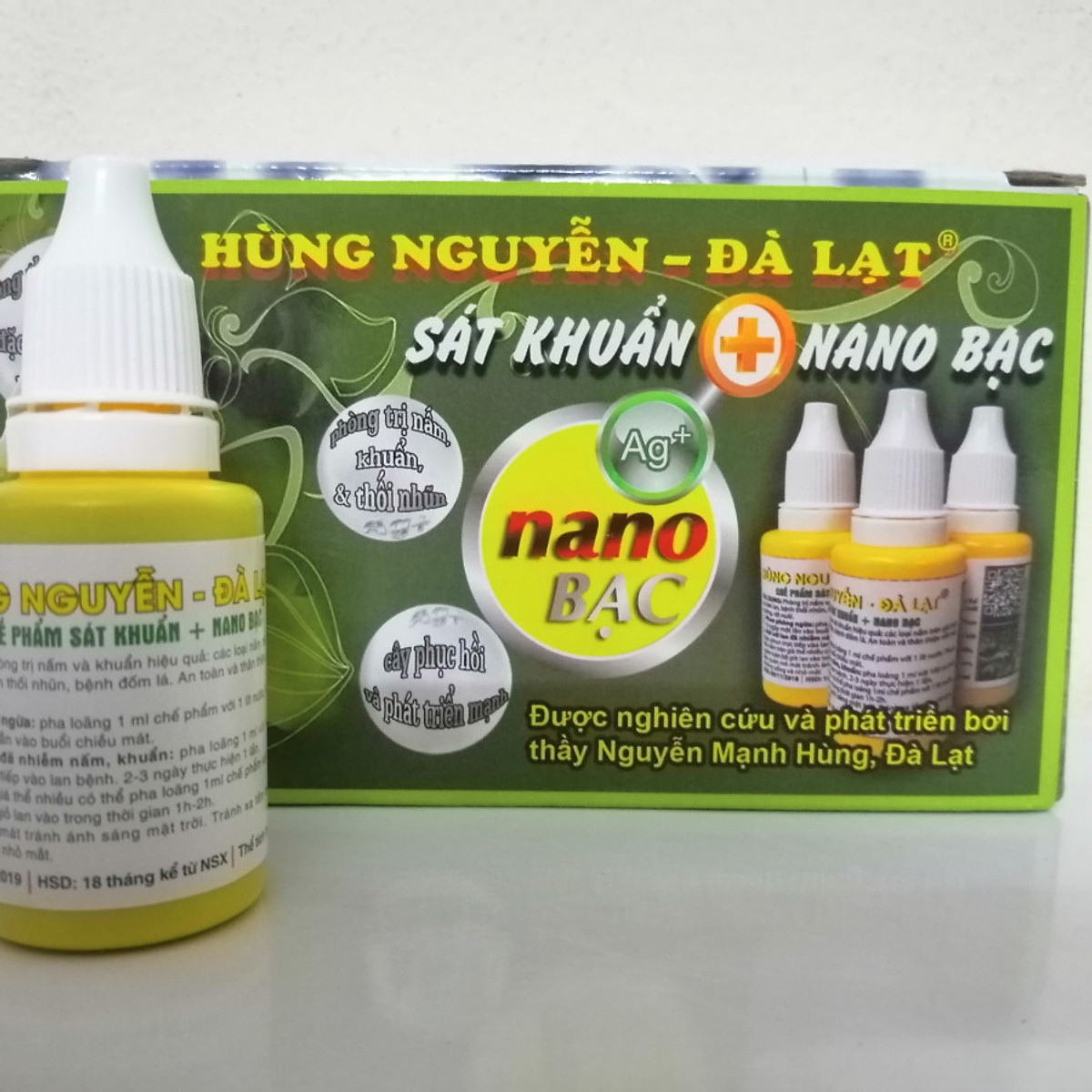 Nano Bạc Hùng Nguyễn chai 20ml