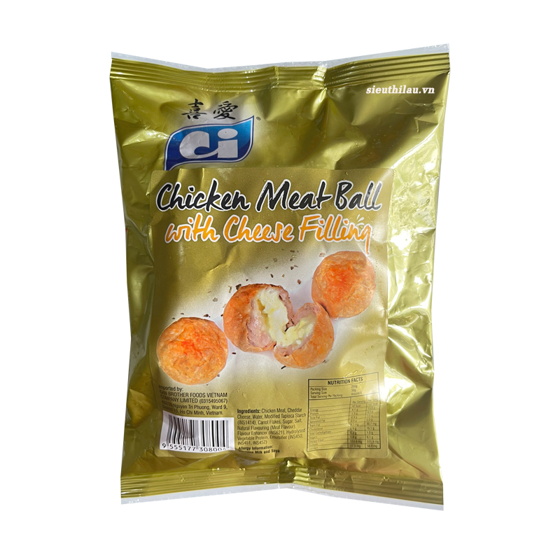 [Tokbokki Store] [HCM SHIP 2H] Gà Viên Phô Mai Ci 200g