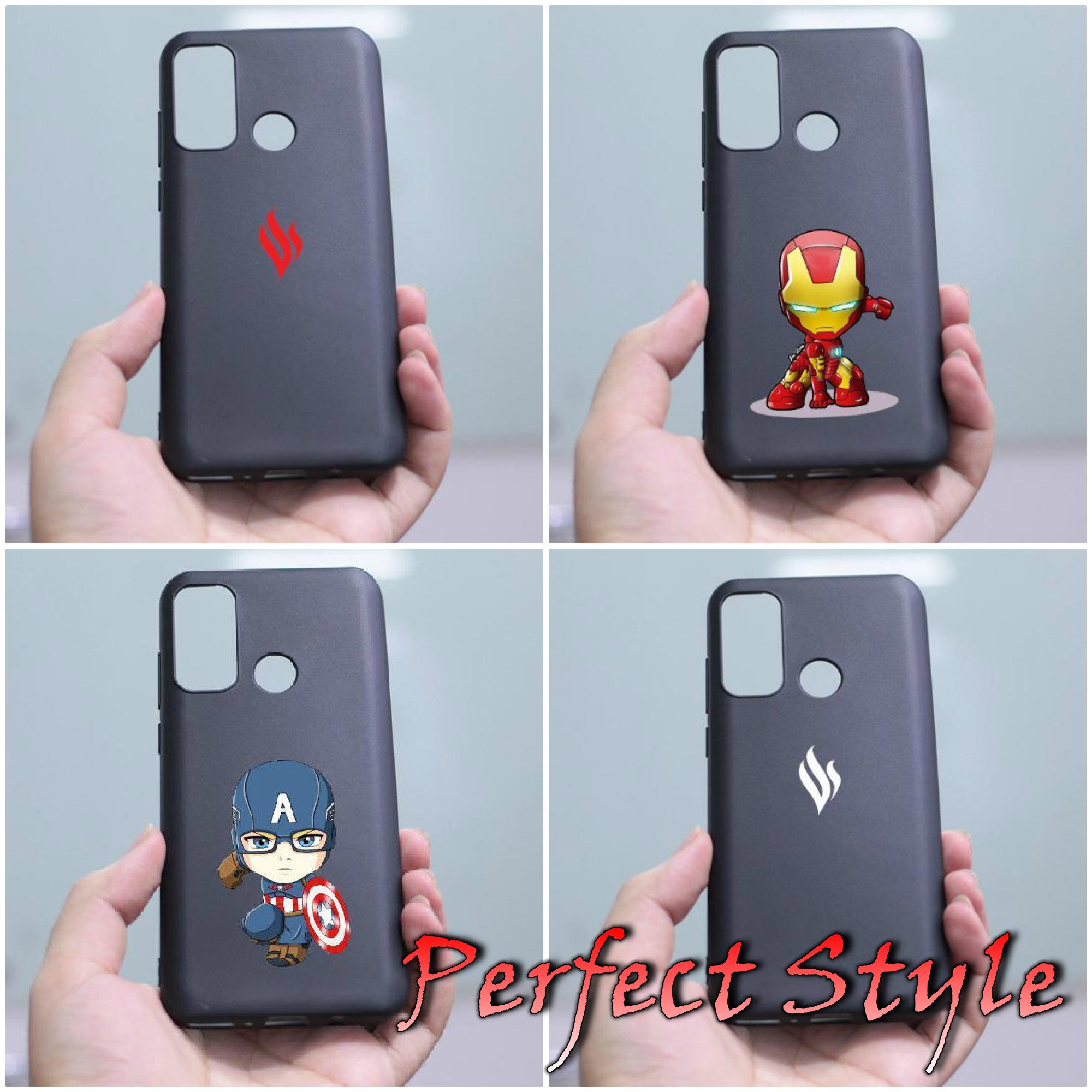 Ốp lưng dẻo TPU vsmart live 4 in hình Avengers