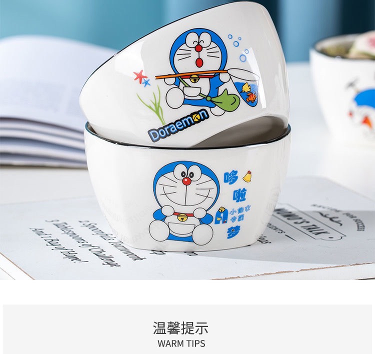 Chén sứ có hình DORAEMON dễ thương sang trọng