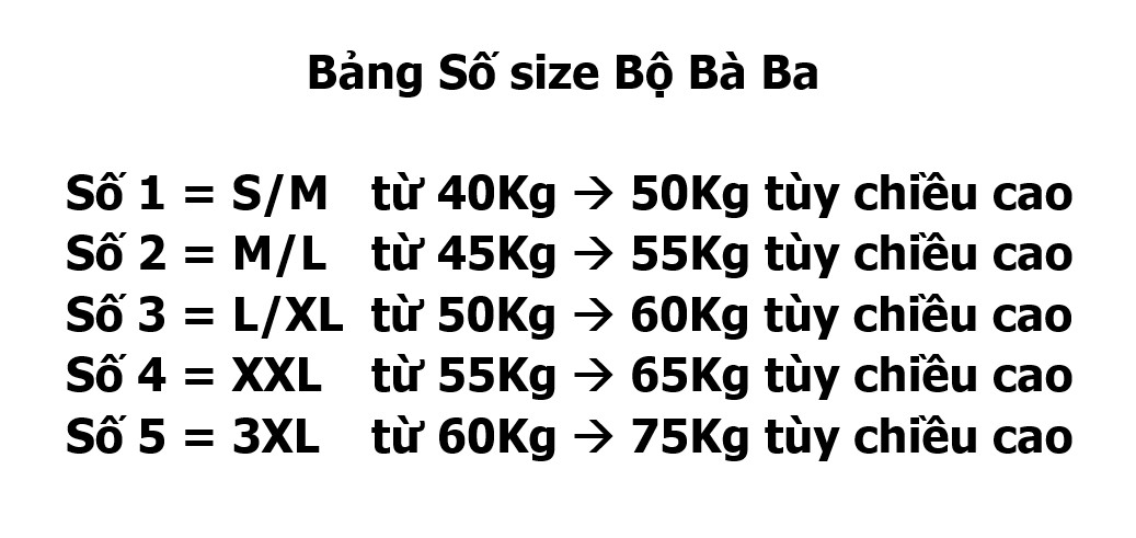 Áo Bà Ba Bông - Áo Lẻ (Không Quần)