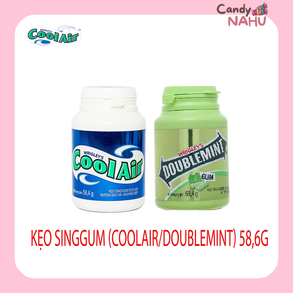 Kẹo Singgum (Coolair/Doublemint) 58,6g