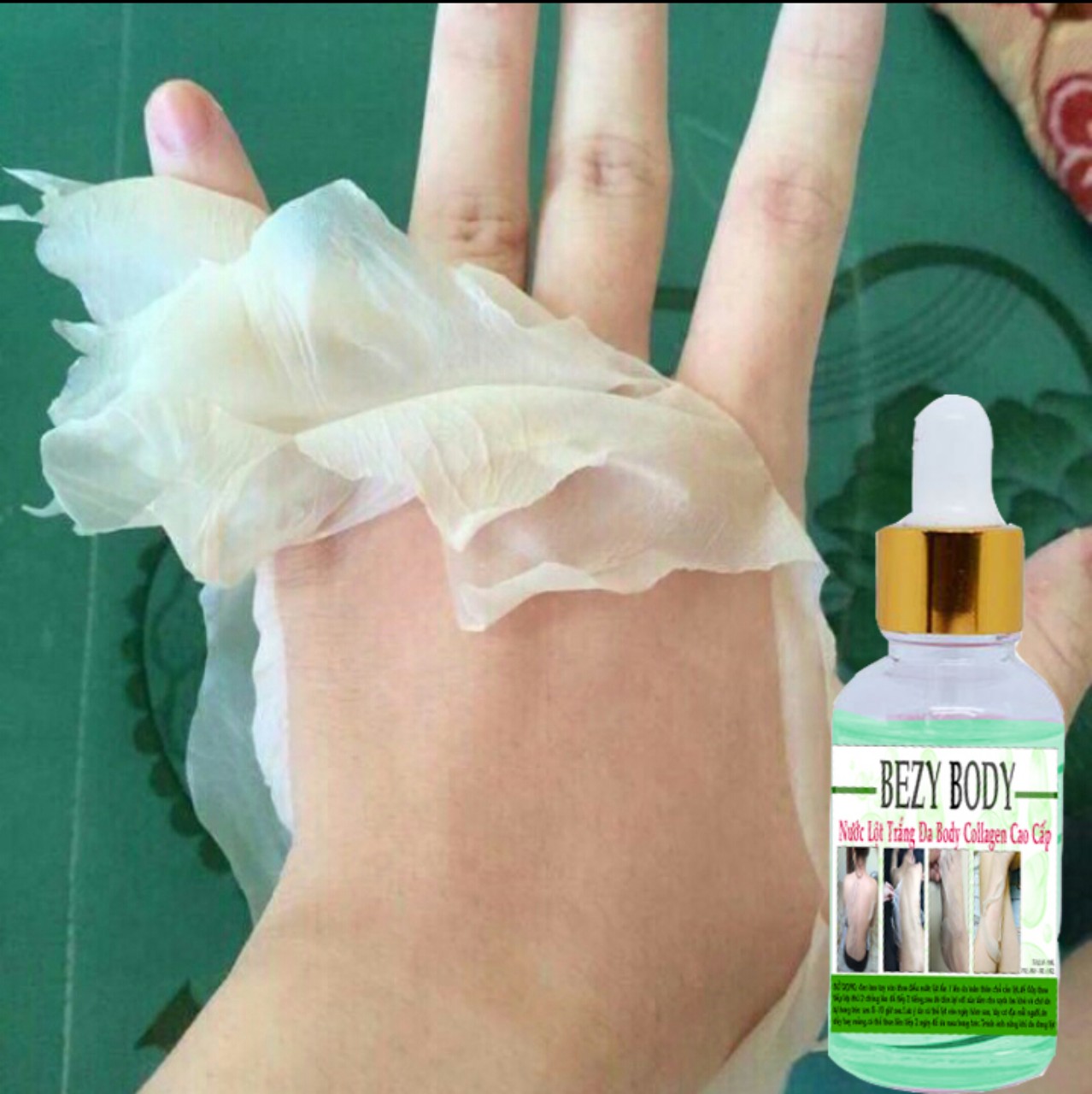 Lột BEZY BODY Siêu Trắng Da An Toàn