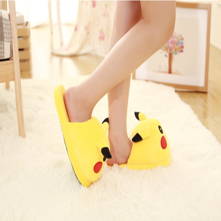 [HCM]Dép Bông Đi Trong Nhà PiKaChu-2032