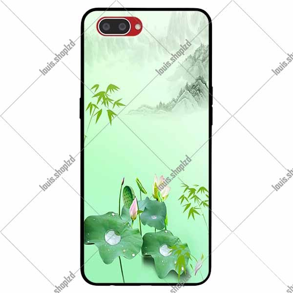Ốp lưng oppo a12e a3s realme c1 - tranh sen