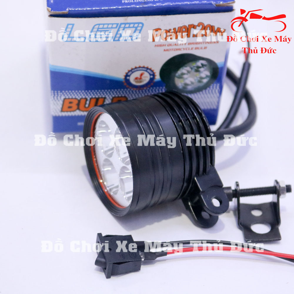 [HCM]Đèn trợ sáng pha led L4 siêu sáng - Bảo hành 6 tháng