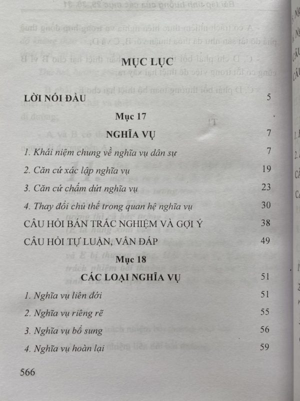 Hướng Dẫn Môn Học Luật Dân Sự Tập  1 và Tập 2