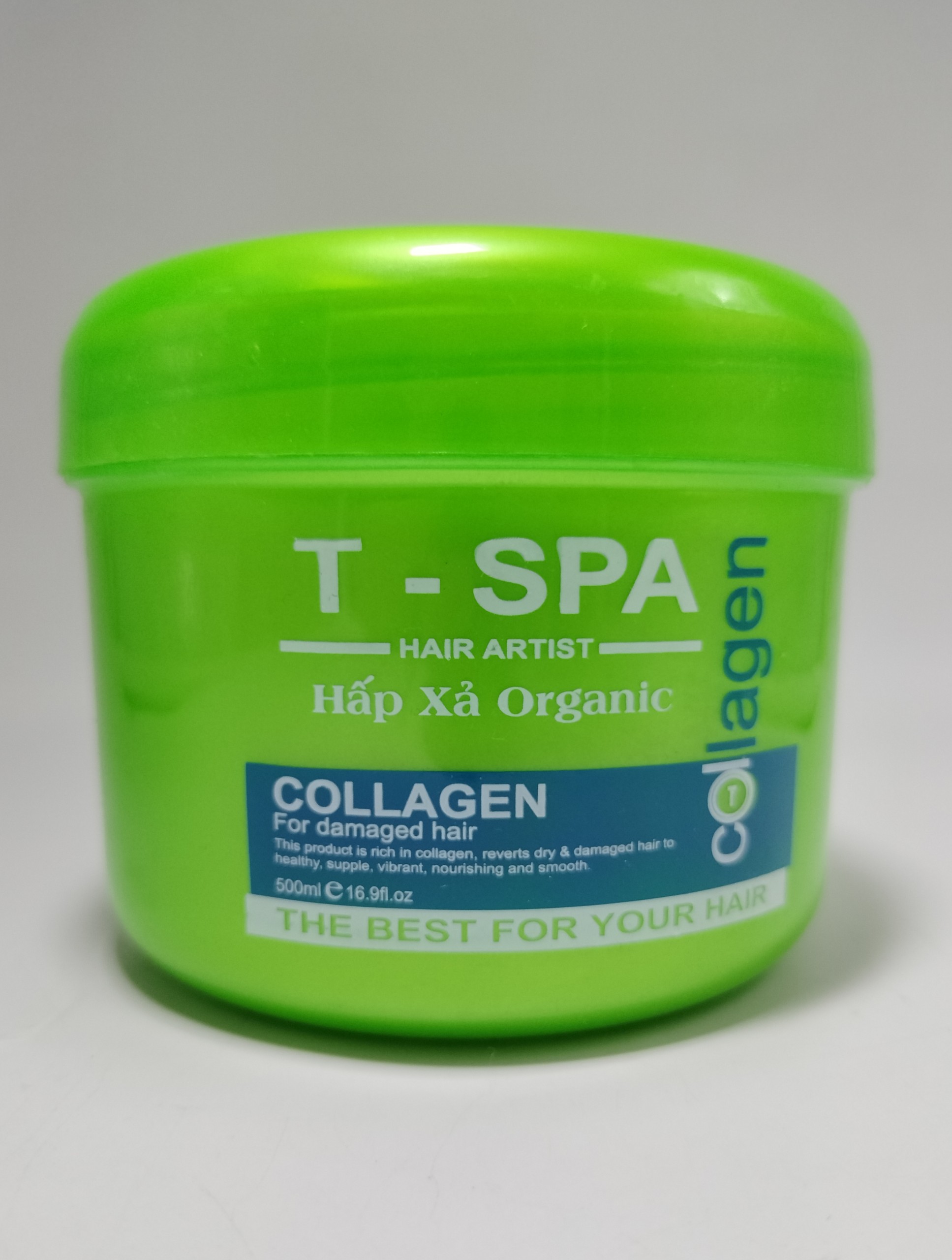 Kem ủ tóc hấp dầu t - spa organic collagen