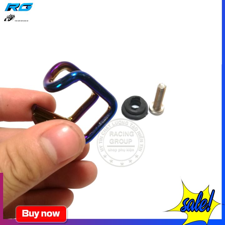 [HCM]Móc Treo Đồ Xe Máy Titan Tặng Kèm Ốc