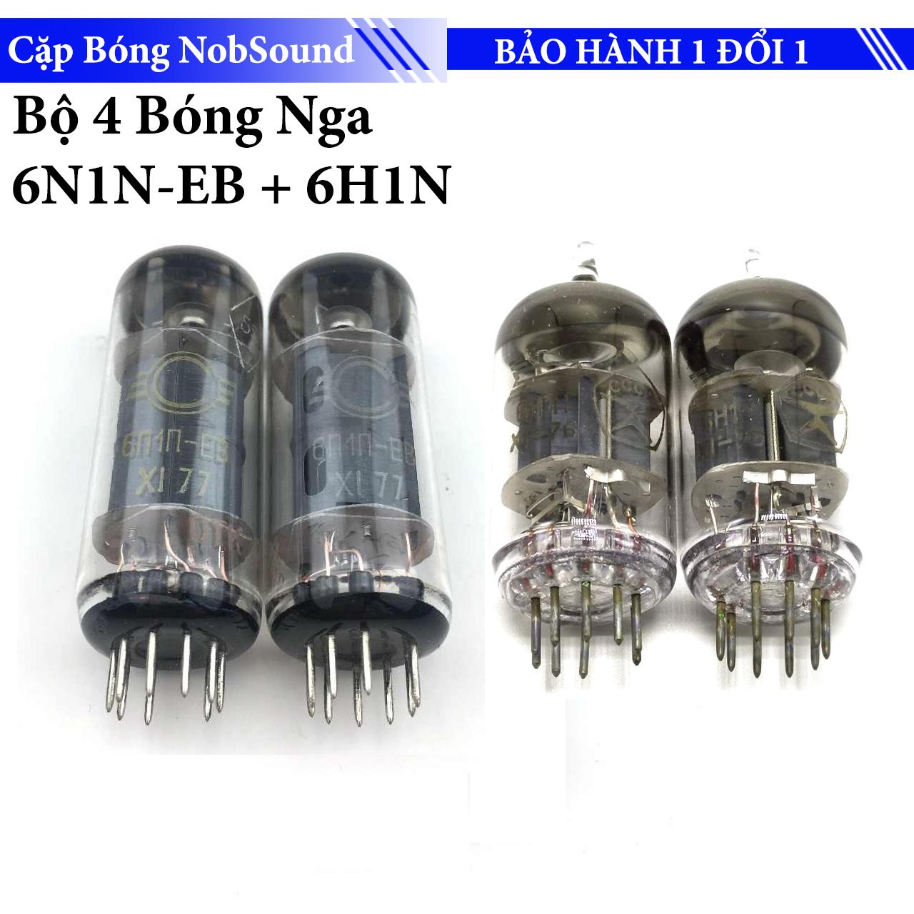 Bộ bóng Nga thay cho Ampli Nobsound MS10D, MS30D, MK1 2 3 : 6n1n-EB + 6H1n hoặc ECC85