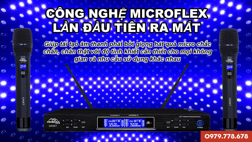 [HCM]Micro Himedia UHX7 - Micro không dây siêu hay