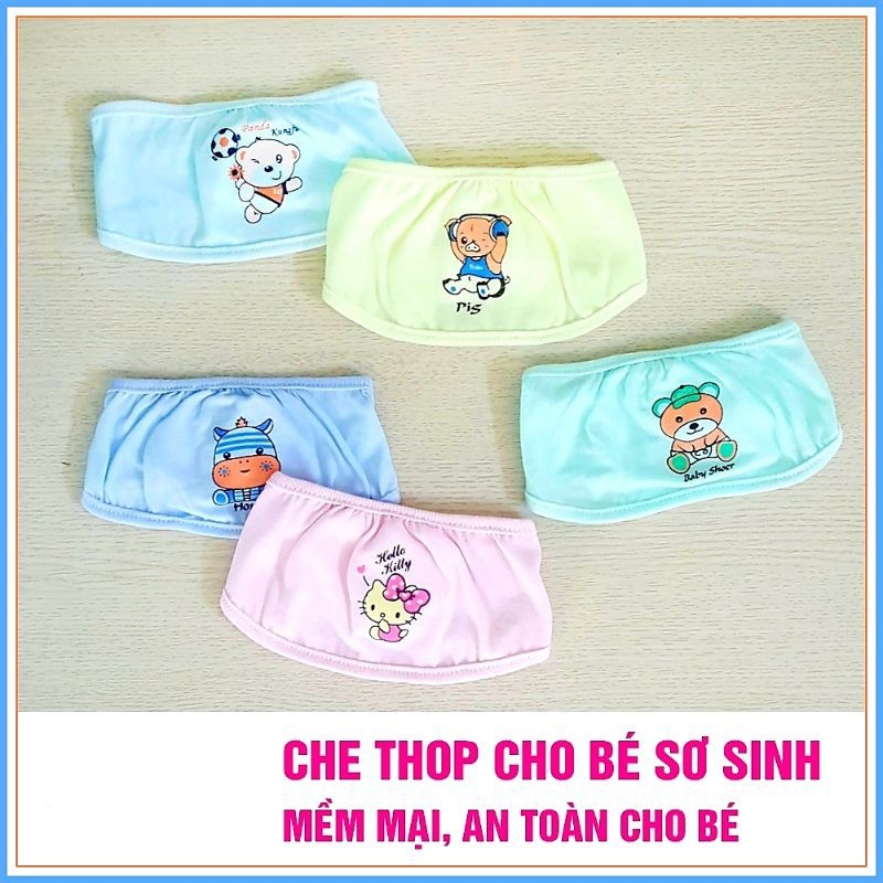 Che thóp cho bé sơ sinh thêu hình ( loại đẹp dán )