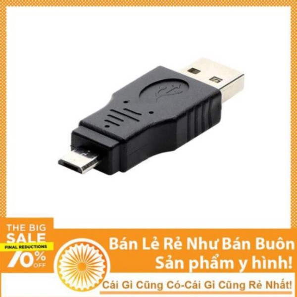 Bảng giá Đầu Chuyển Đổi USB A Đực Sang USB Micro B Đực 2.0 Phong Vũ