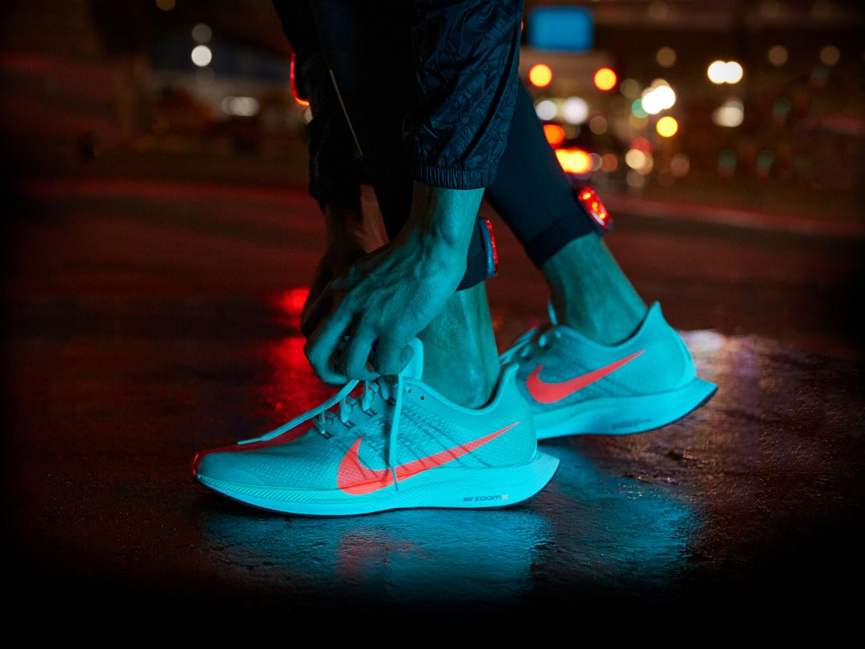 Giày Sneaker Zoomx Pegasus 35 Turbo 2.0 xanh nhạt