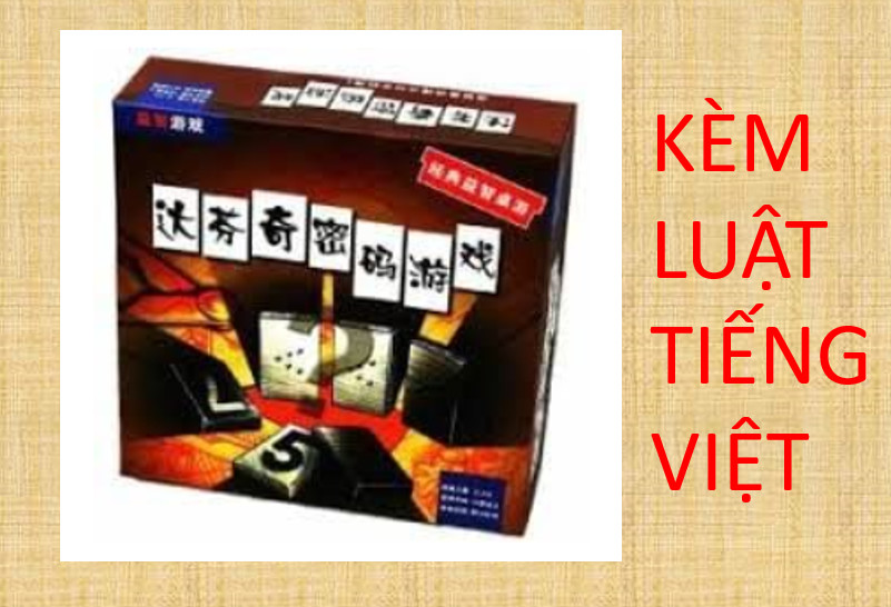 [HCM]TRÒ CHƠI TRÍ TUỆ CODA VINCI CODE - MẬT MÃ VINCI