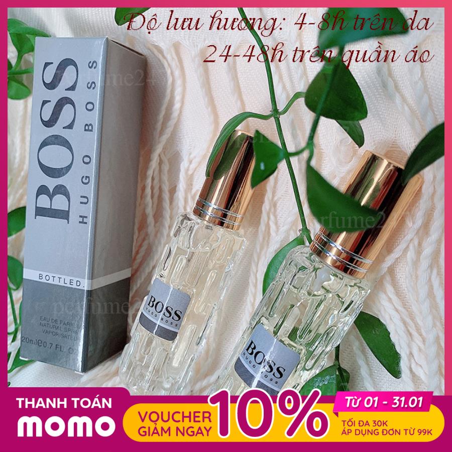 [HCM]COMBO 2 CHAI NƯỚC HOA NAM HUG0BOS MINI 20ML