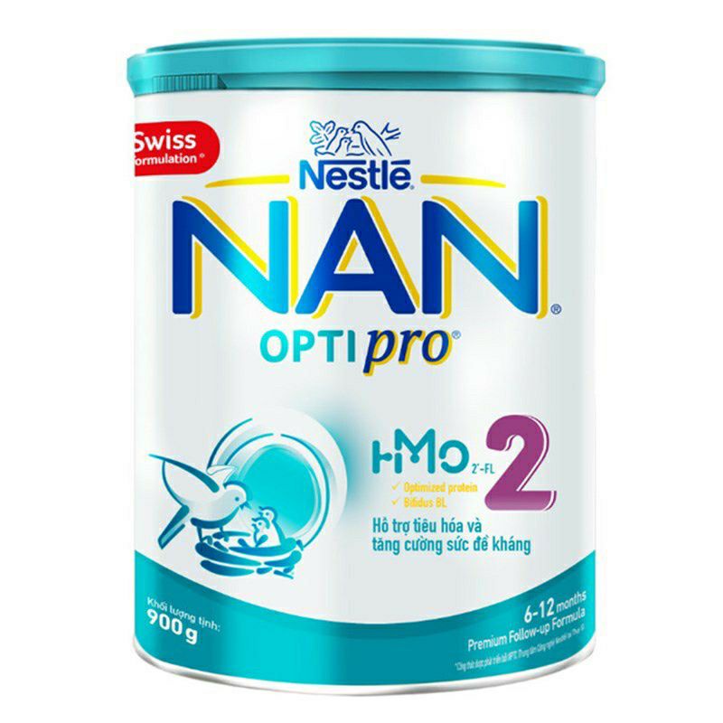 Sữa Bột Nestle NAN OPTIPRO 1 2 3 HM-O Lon 900g