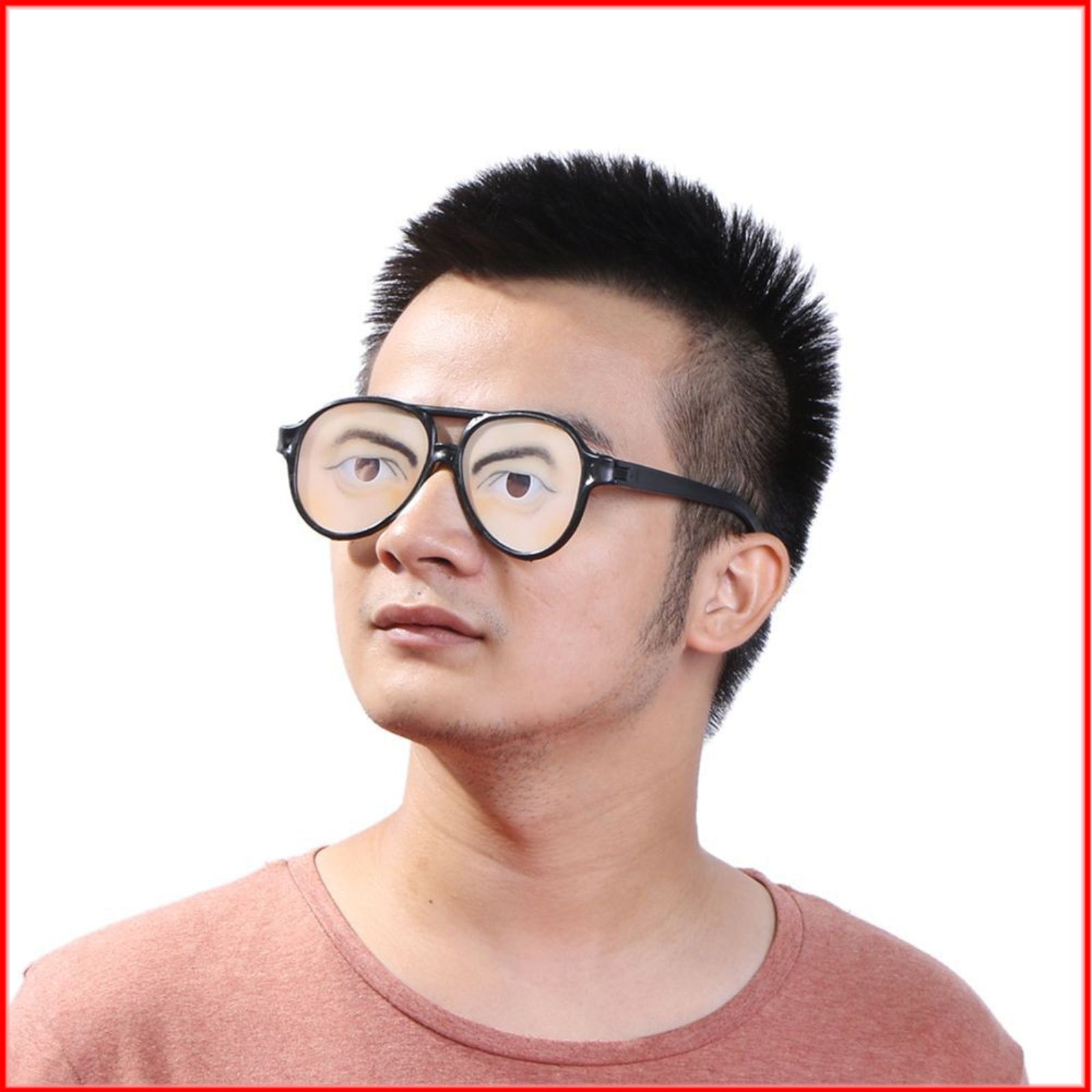 Kính Mắt Mắt Kính Giả - Đồ Chơi Độc Lạ Troll Bạn Bè