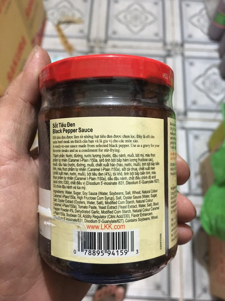 Sốt tiêu đen Lee Kum Kee 240g