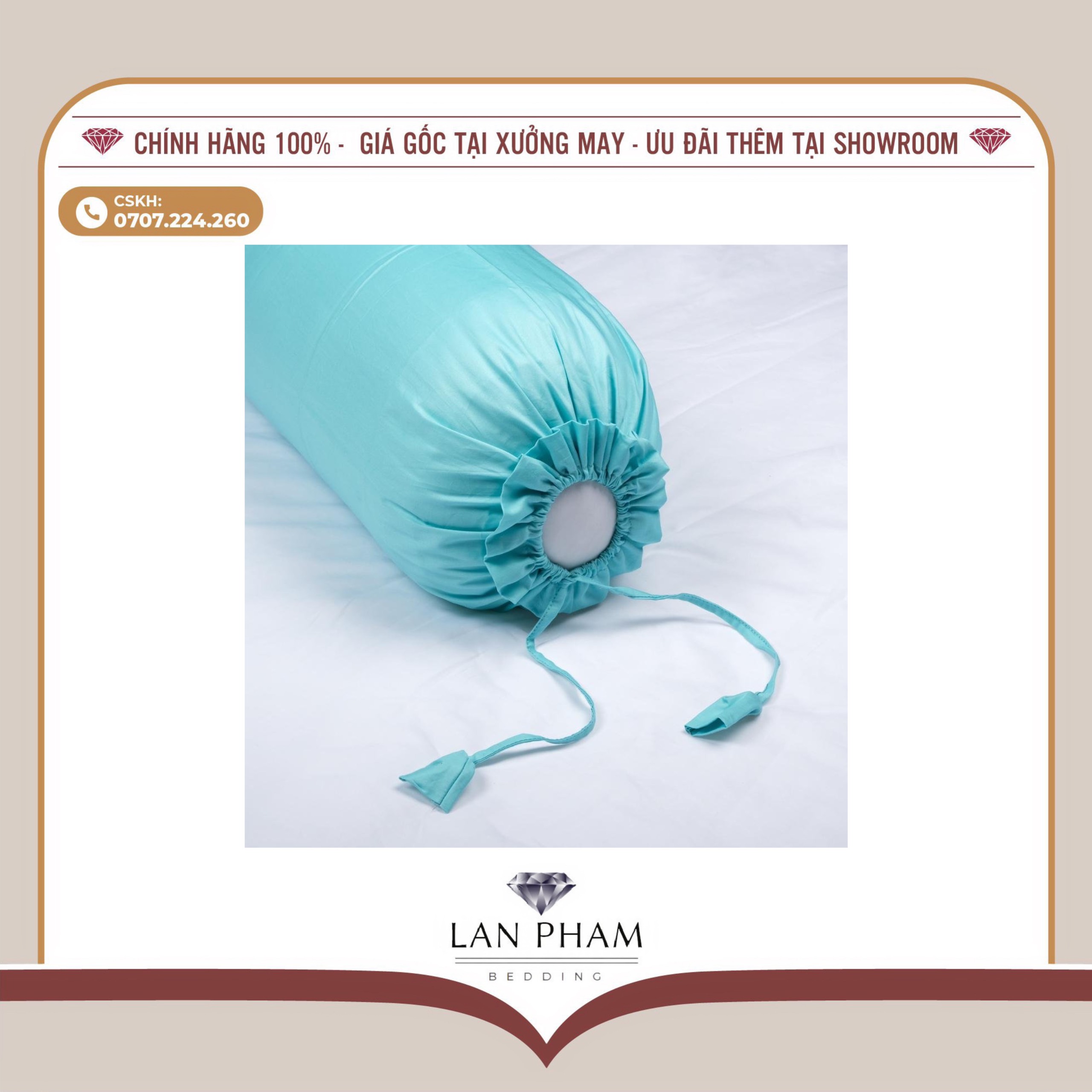 ÁO GỐI ÔM, VỎ GỐI ÔM PHI LỤA LAN BEDDING MÁT, MỊN, MỀM