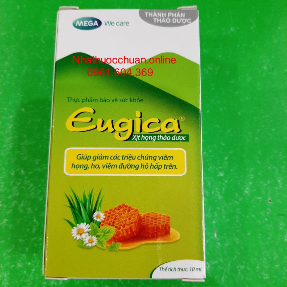 Xịt họng thảo dược Eugica (10ml)