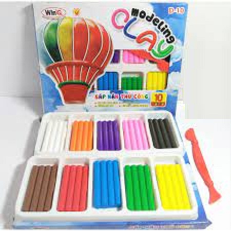 Đất nặn thủ công WinQ 5 màu, 10 màu