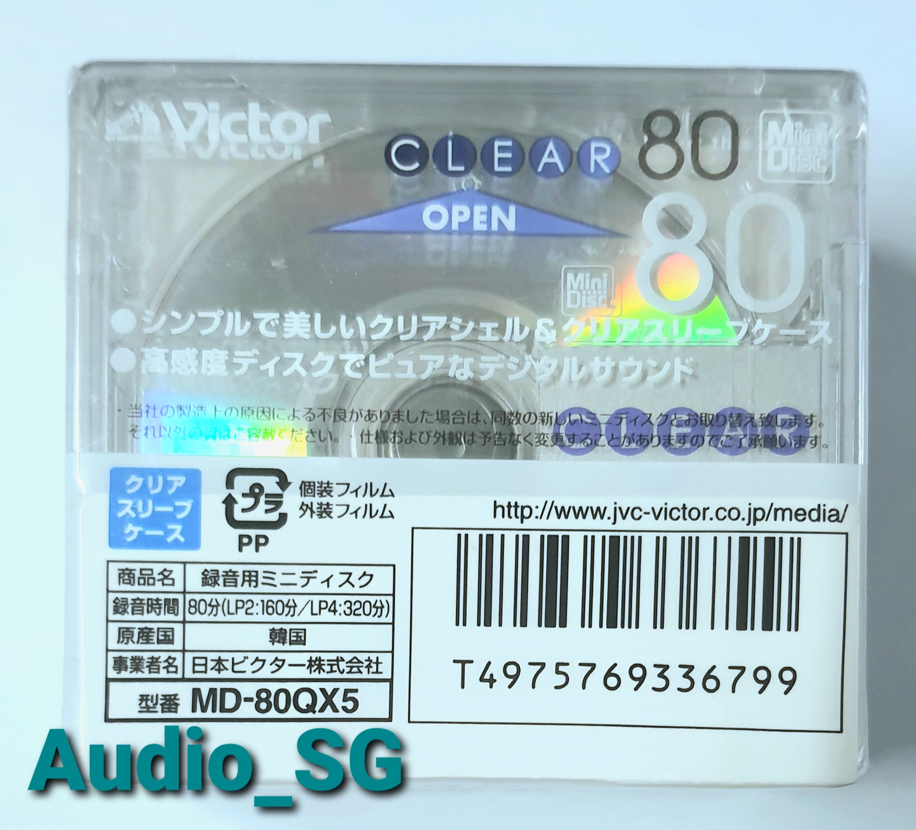 Đĩa trắng MD mini disc Nhật chép nhạc (mới nguyên seal)