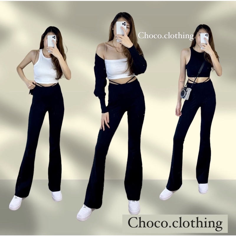Quần ống loe HÀN QUỐC lên form chuẩn đẹp (Kèm ảnh thật)