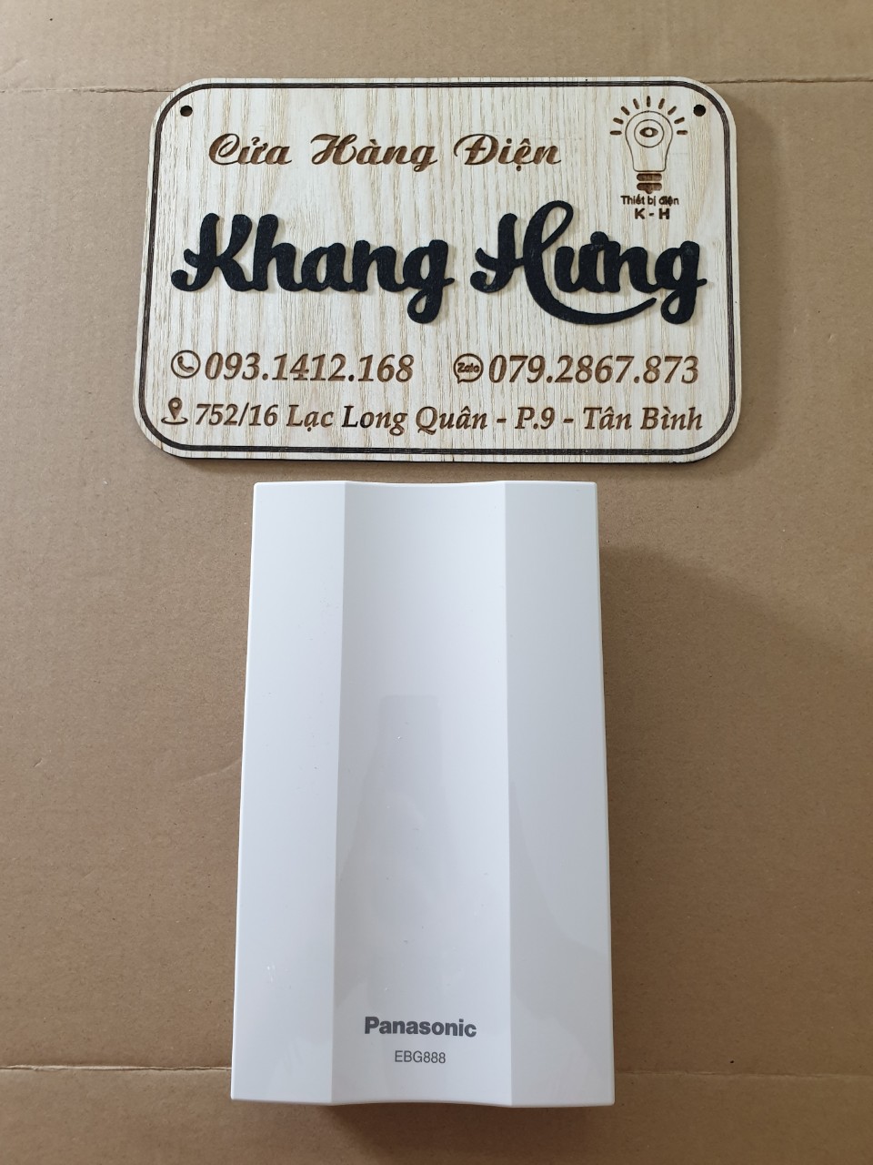 [PANASONIC] Bộ Chuông Cửa ( Chuông Điện có dây) gồm chuông và nút bấm