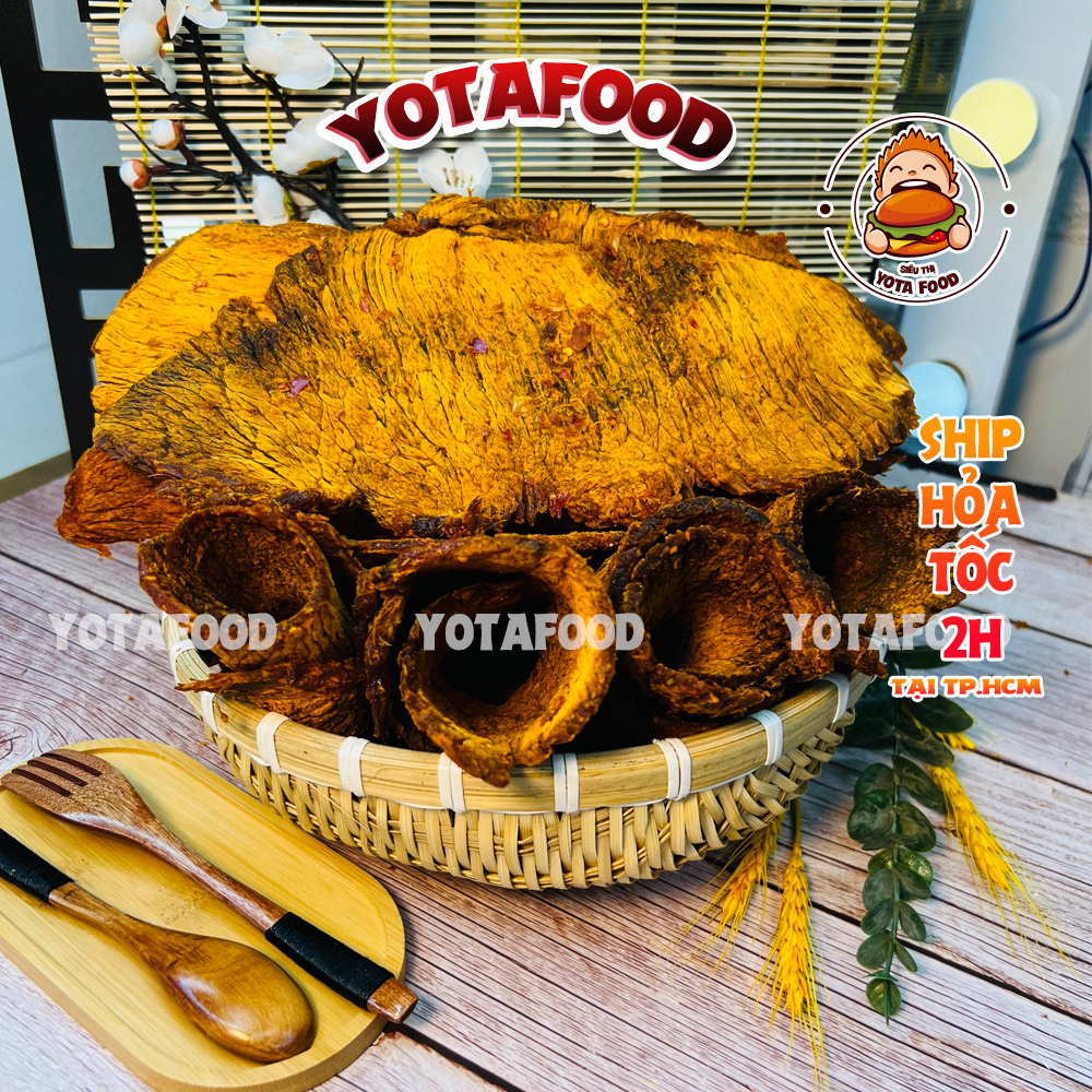Khô bò miếng loại 1 ( Thơm ngon - đặc biệt ) Yotafood - 500Gr