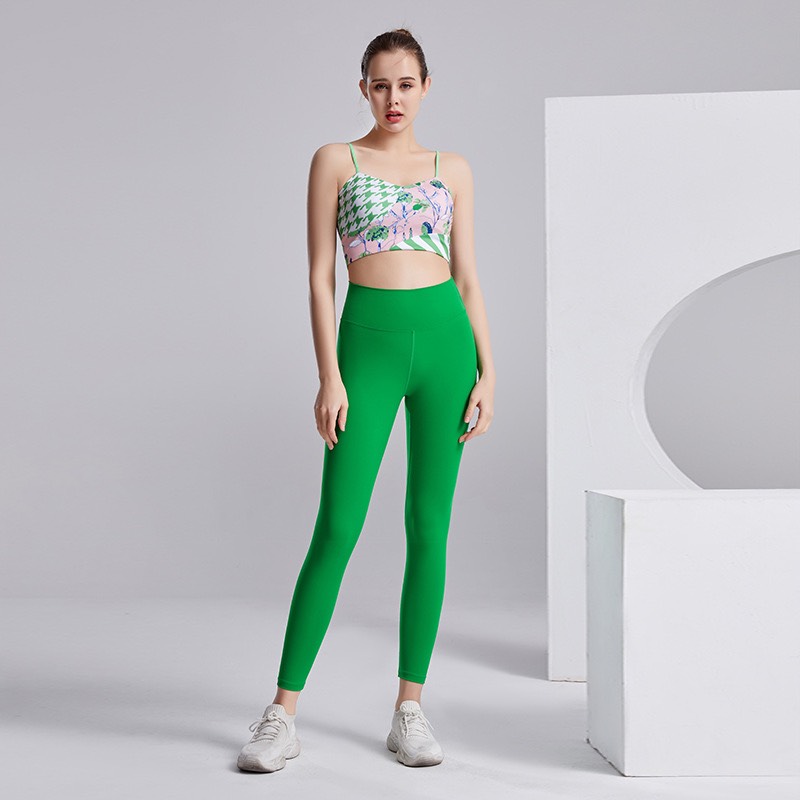 Set tập yoga cao cấp hàng quảng châu có mút, bộ tập gym, aerobic đệm mút
