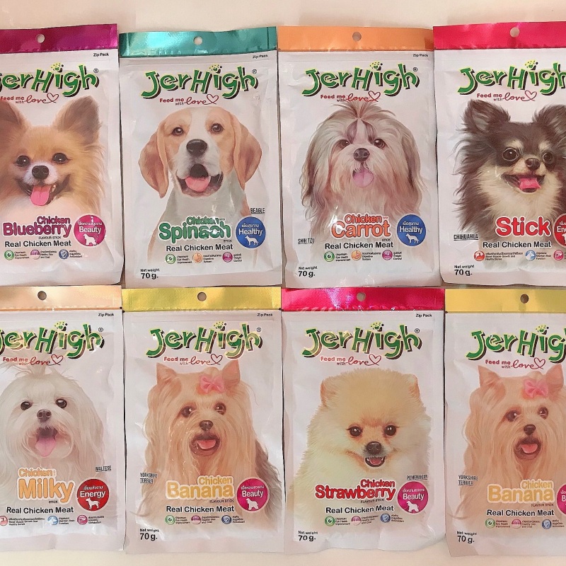 Bánh thưởng Jerhigh cho chó gói 70gr