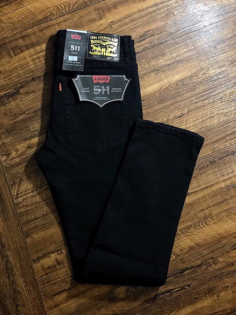 Quần Jean Nam Chất Bò Hàng VNXK Cao Cấp Đen Trơn Co Dãn Mẫu Đơn Giản SIÊU ĐẸP