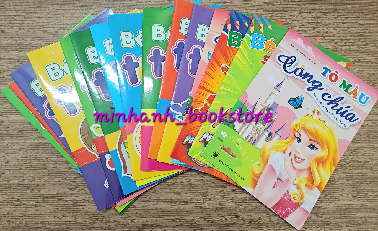 Tô màu cho bé yêu nhiều chủ đề