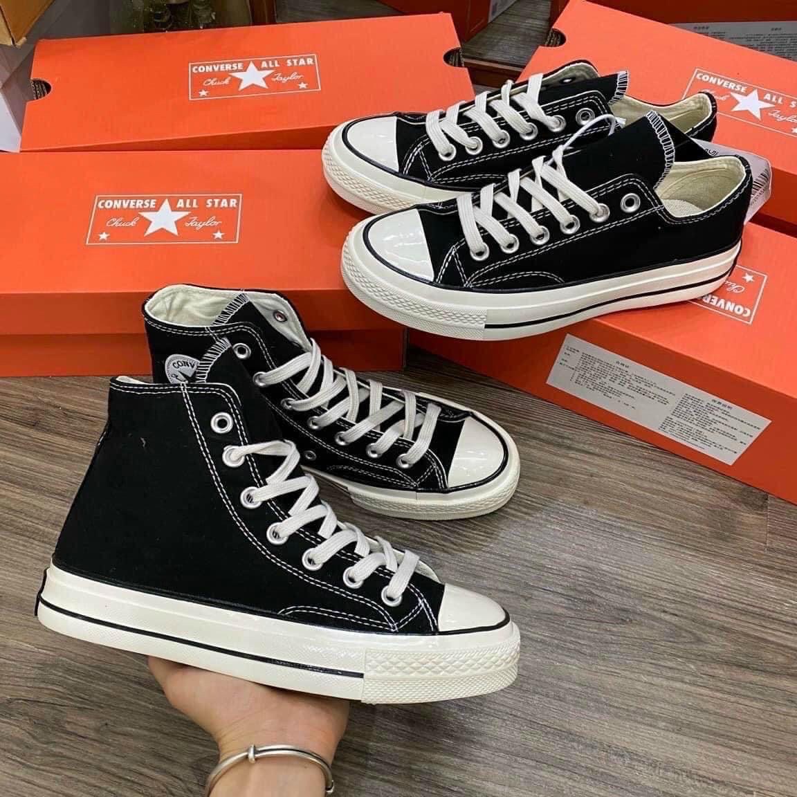 Giày Converse chuck 1970s cao cổ màu đen, Giày CV Đen