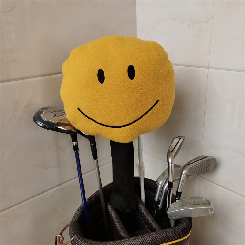 You Make Me Smile Golf Driver Head Cover Plush Golf 460Cc Wood Headcover