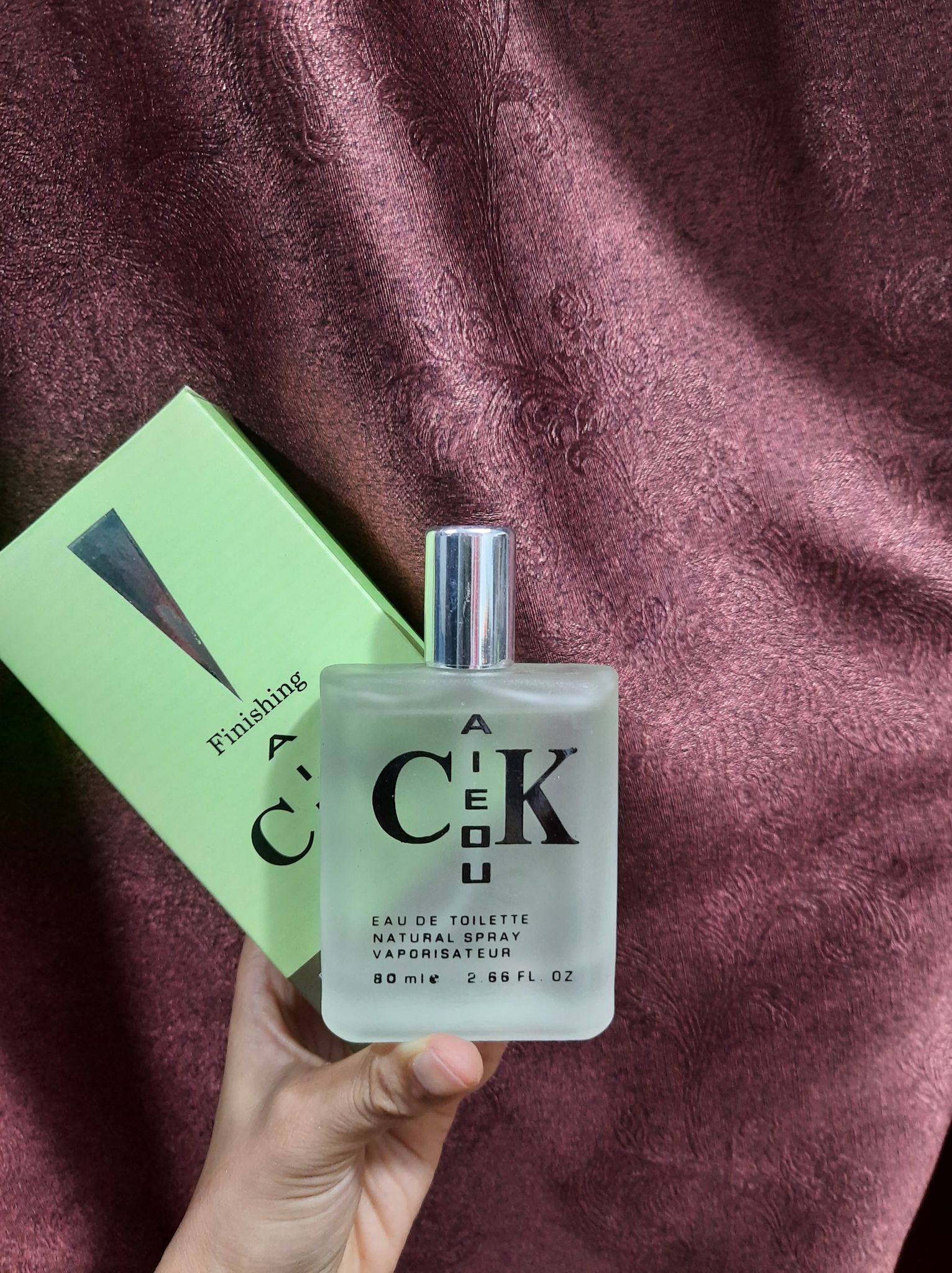 [HCM]Nước hoa Nam Cá Tính Mạnh Mẽ CaiK Finishing Chính Hãng 80ml