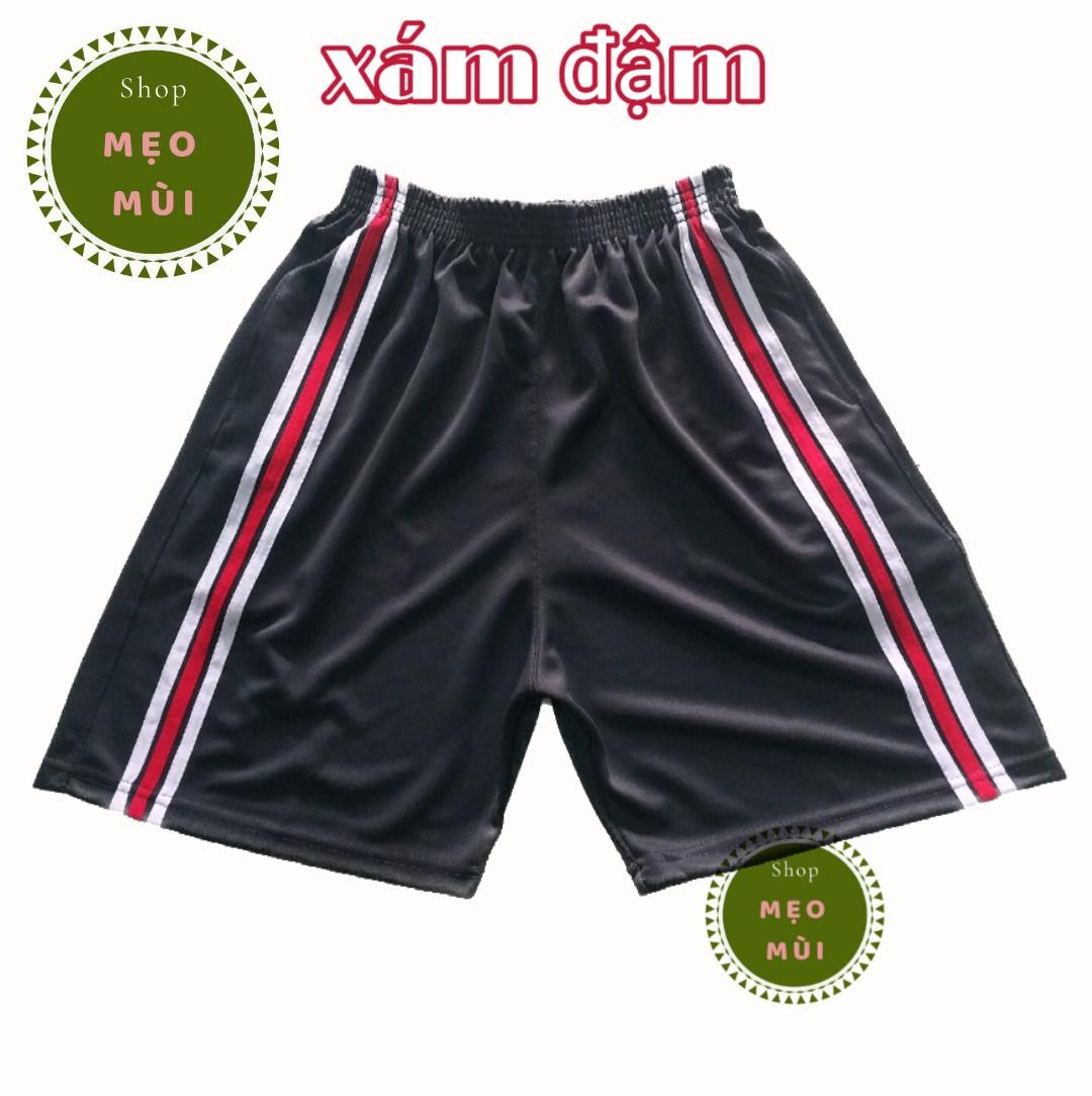 [HCM]Combo 4 quần đùi thun thể thao nam 3 sọc