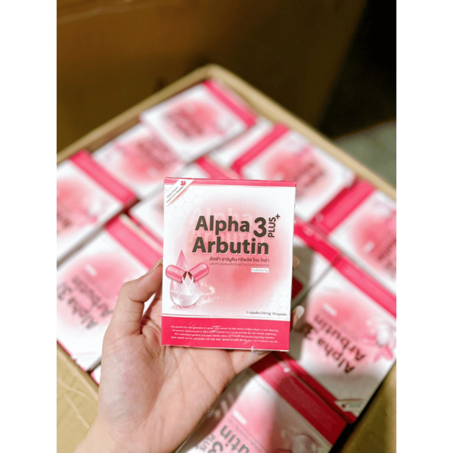 Viên Bột Kích Trắng Alpha Arbutin 3 Plus - Thái Lan