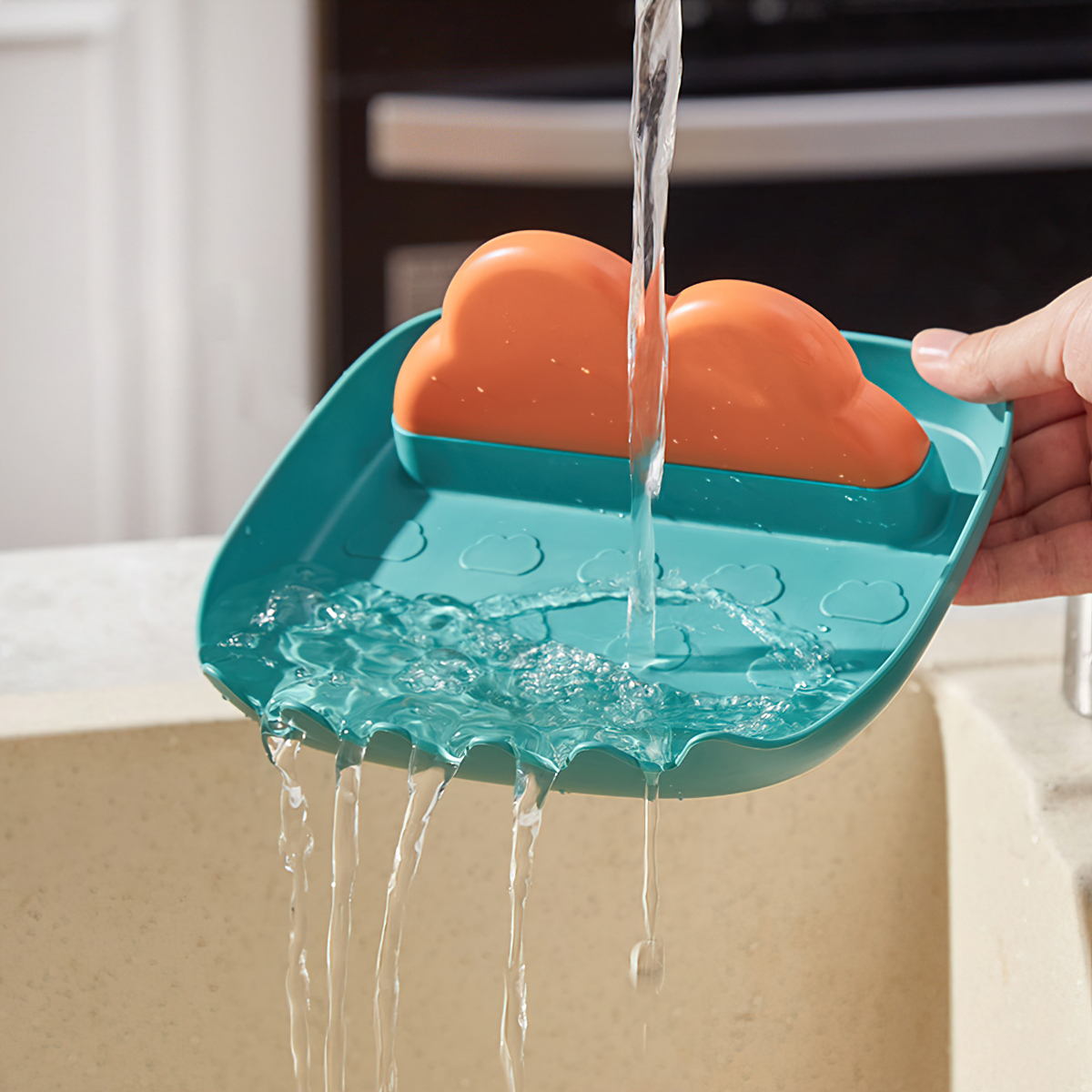 Multi-purpose pot lid spoon holder, convenient for the kitchen