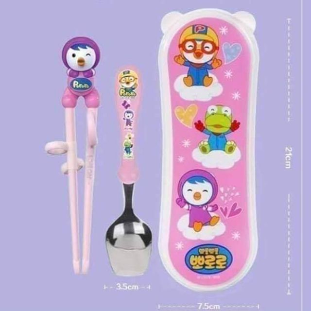 Set Đũa Thìa Pororo