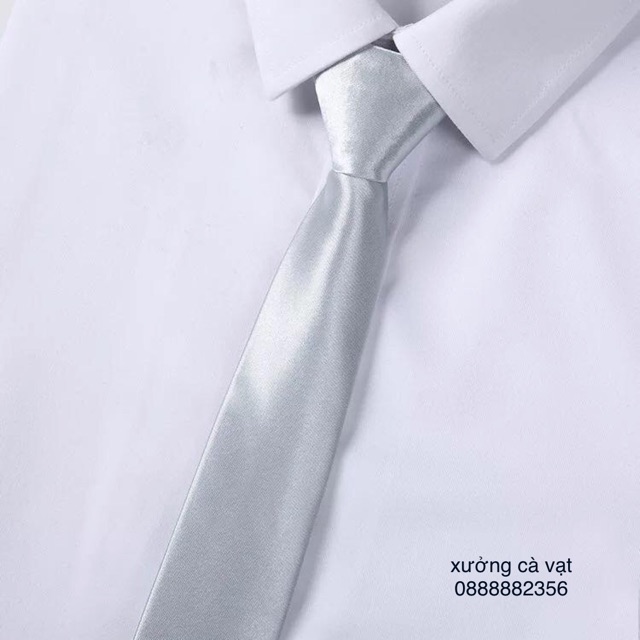 Cà vạt nam hàn quốc bản nhỏ 5cm