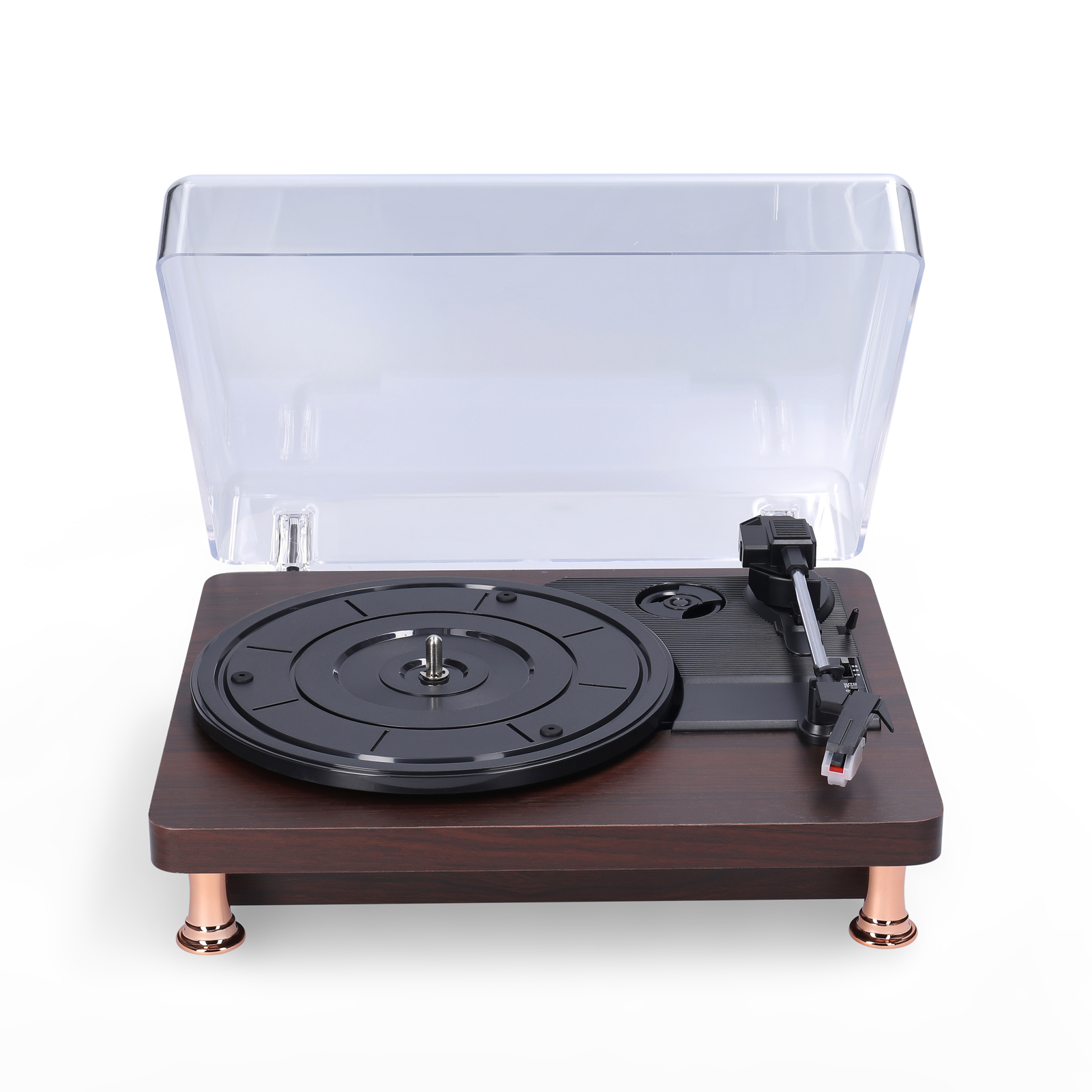 Máy Ghi Âm Vinyl Hoài Cổ Máy Ghi Âm Có Nắp Chống Bụi Máy Ghi Âm Phong Cách Hoài Cổ Cổ Điển