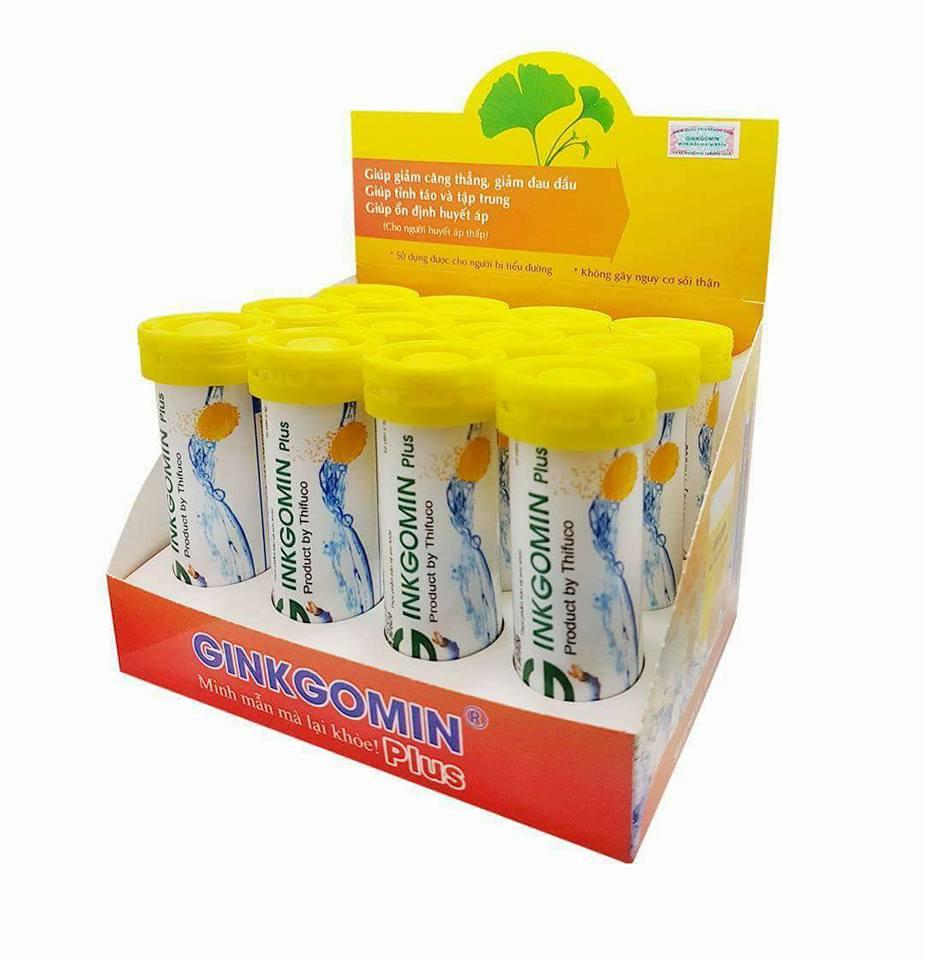 Viên sủi Ginkgomin plus
