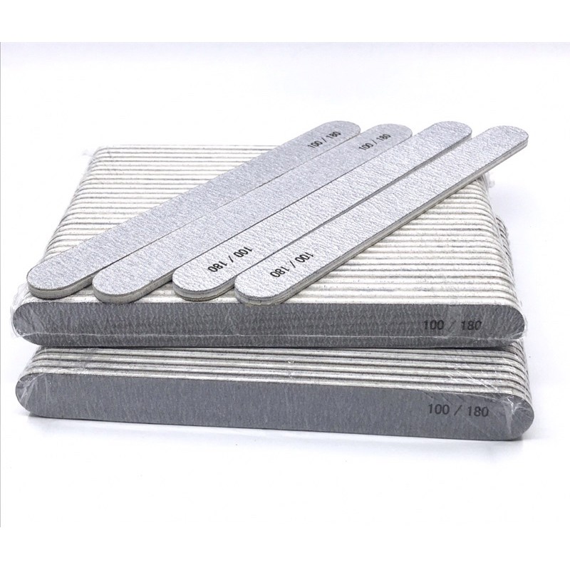 Dũa móng bột - dũa phá gel nhám Mỹ chuyên dụng 100/180