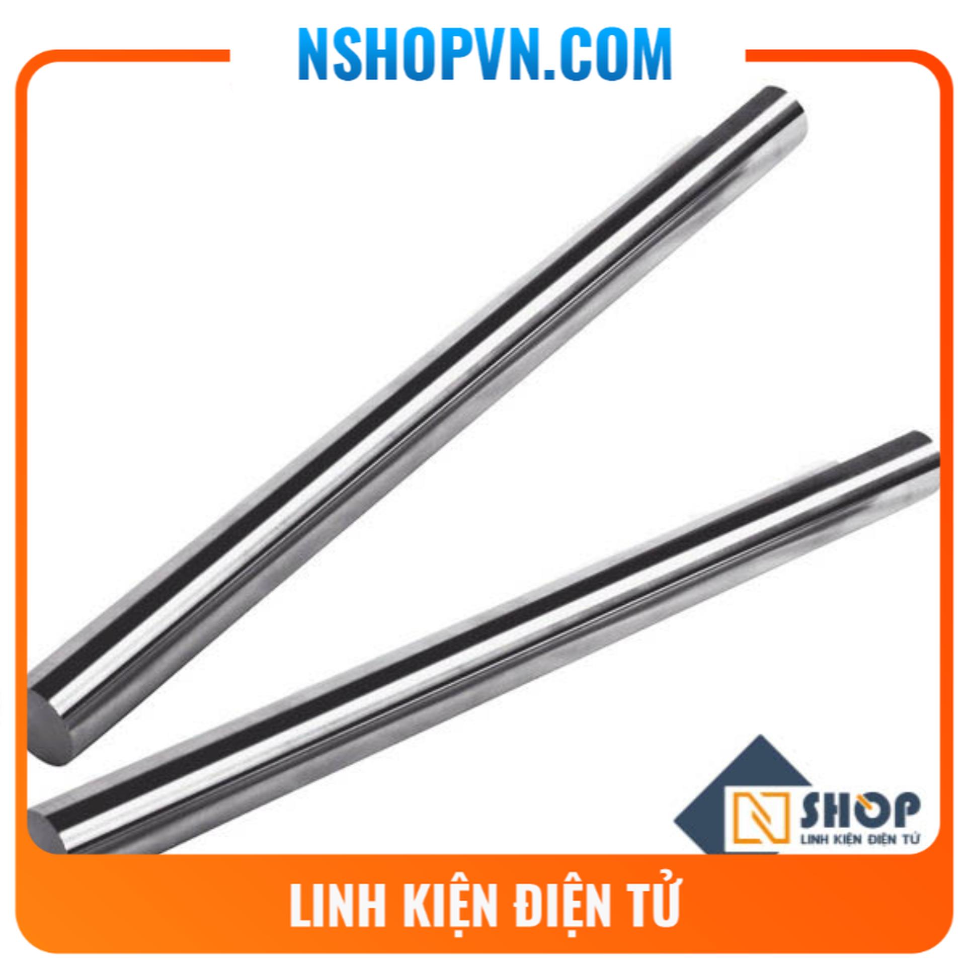 Trục trơn 8mm (ty  thanh trượt tròn) mạ crom 250mm